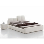 Tonin Casa - Bed Tuny Leather with Adjustable Headboard