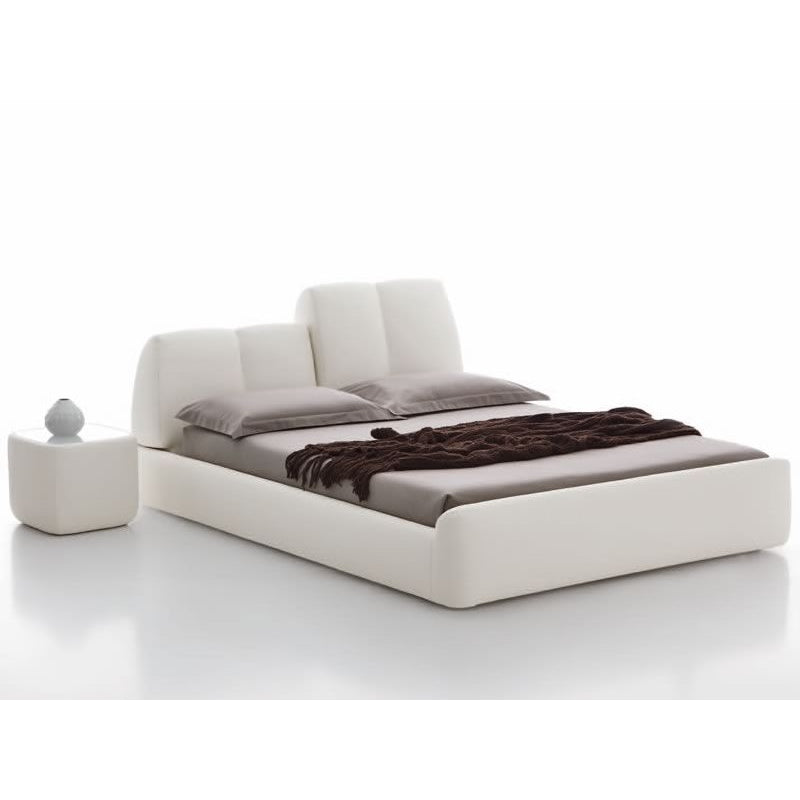 Tonin Casa - Bed Tuny Leather with Adjustable Headboard