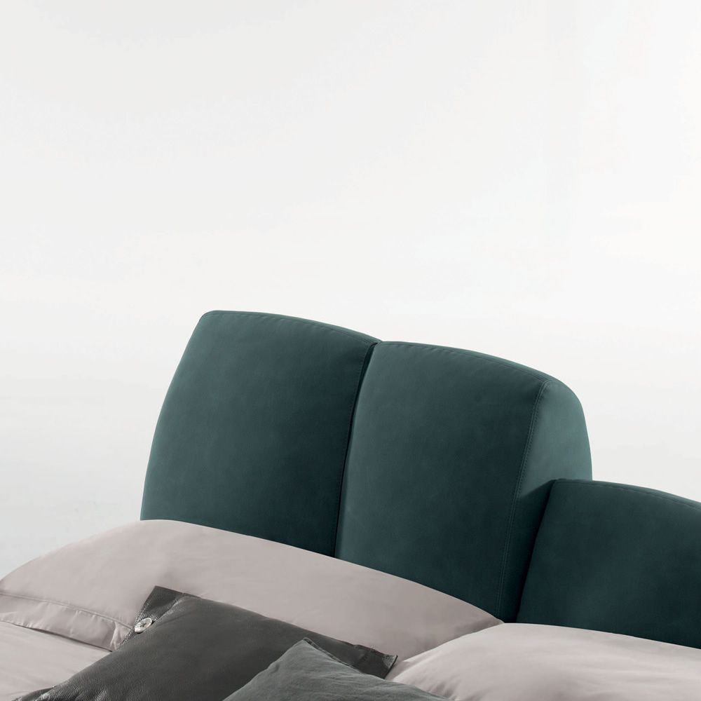 Tonin Casa - Bed Tuny Leather with Adjustable Headboard