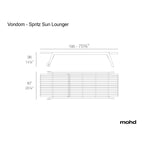 Vondom - Set di 4 lettini Spritz