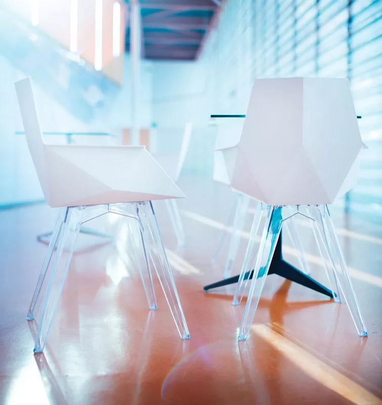 Vondom - 4er-Set Faz Armlehnenstuhl Kunststoffbeine