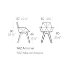 Vondom - Ensemble de 4 pieds en plastique de fauteuil faz