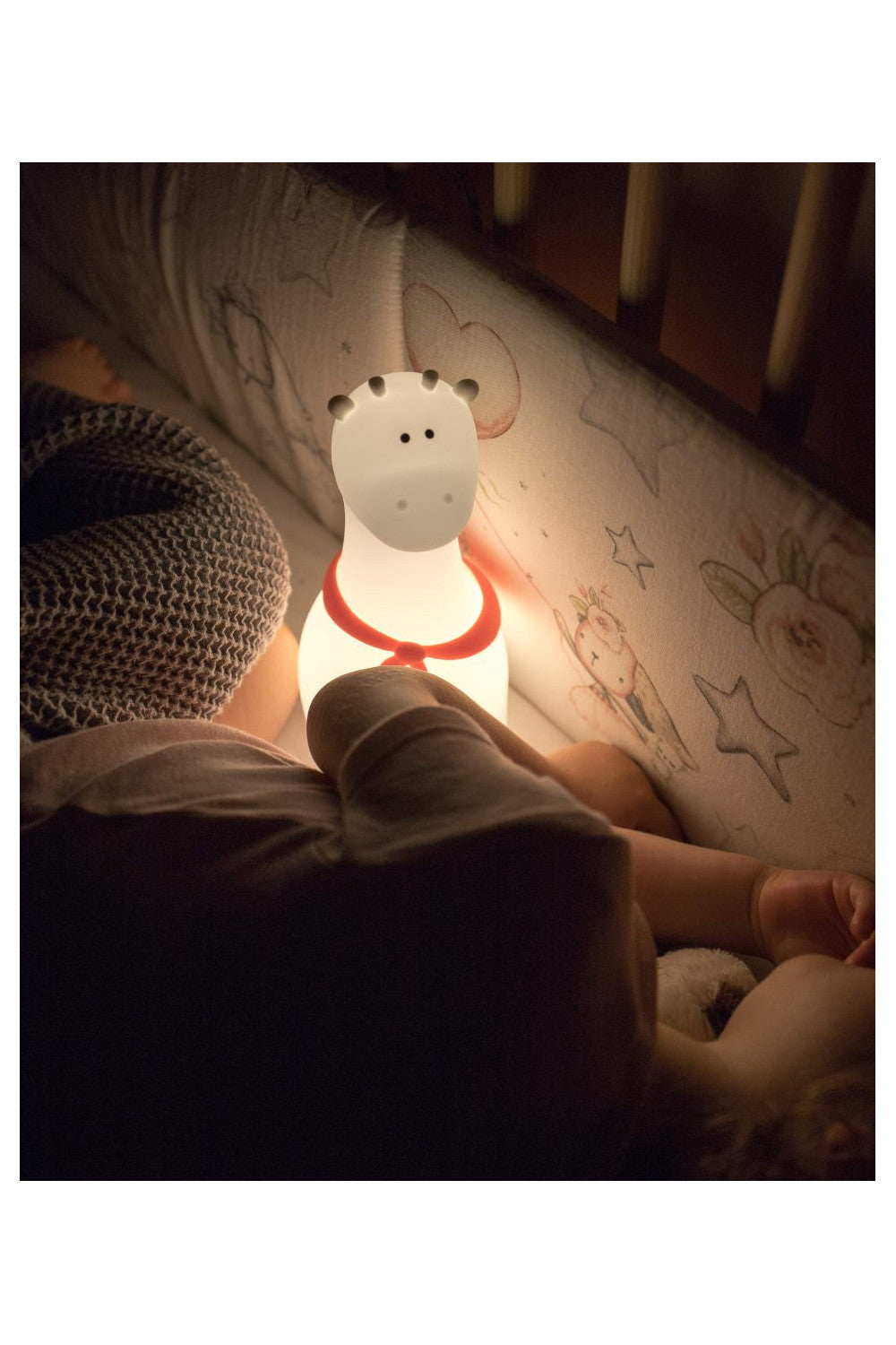 Giraffe Silikonlamp - Wit