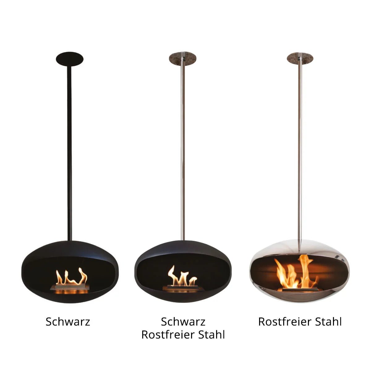 Cocoon Fires - Cocoon Aeris - Hangende Ethanolhaard in 3 varianten