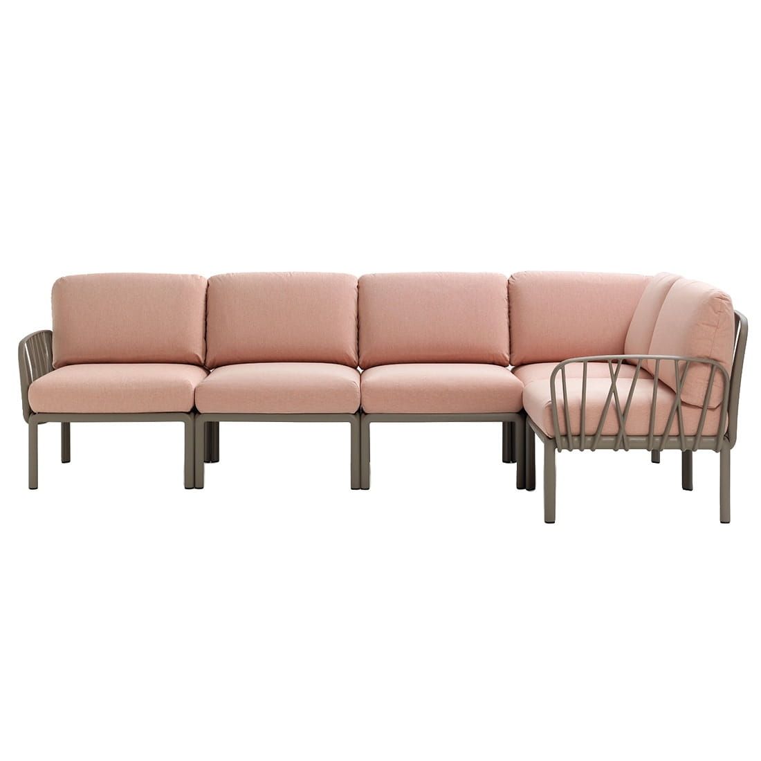 Nardi Komodo Ecklounge Taupe/Rosenquarz in 8 colori