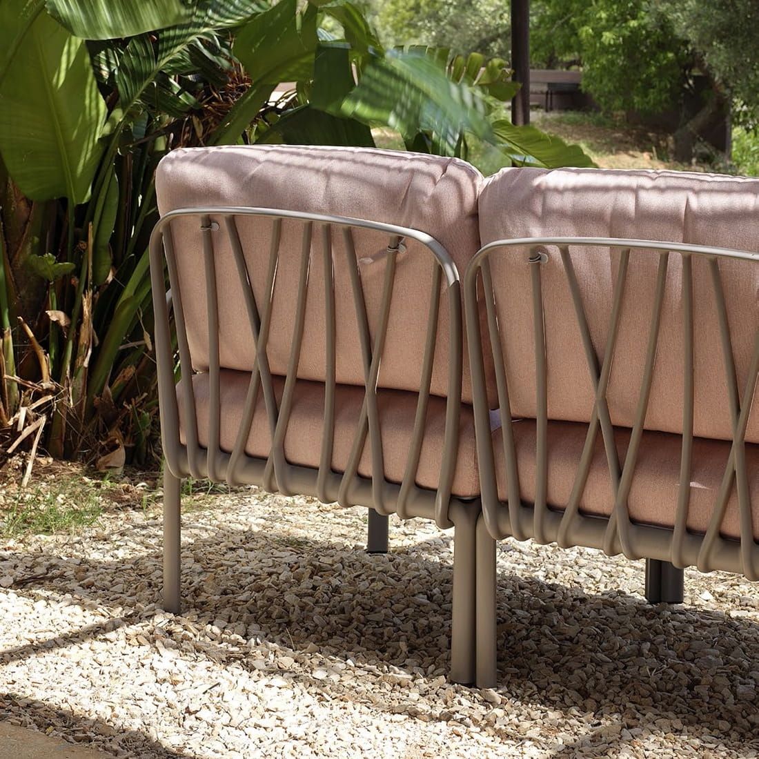 Nardi Komodo Ecklounge Taupe/Rosenquarz in 8 colori