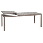 Set di mobili da giardino Nardi Net 9 pz. con tavolo 210/280x100 cm Taupe