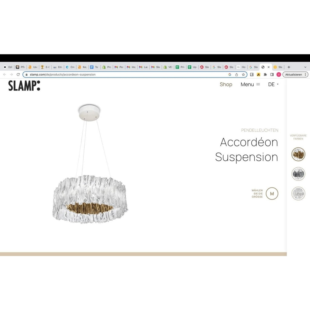 Slamp - ACCORDÉON SUSPENSION LED-Pendant light