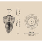 Slamp - ARIA MEDIUM luminaire suspendue en 2 couleurs
