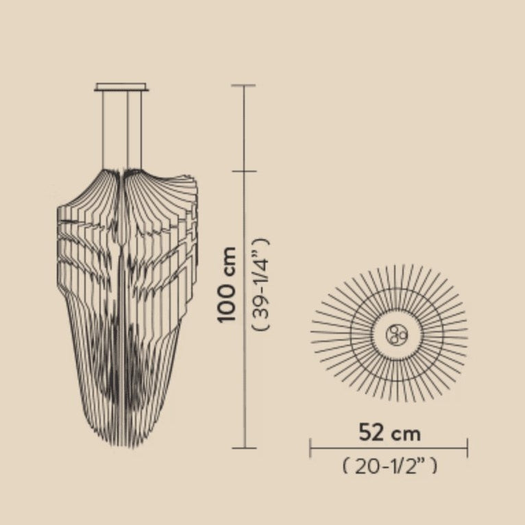 Slamp - AVIA SUSPENSION MEDIUM Pendelleuchte