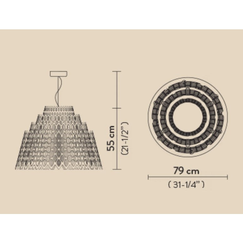Slamp - HALF CHARLOTTE SUSPENSION LED-Suspension