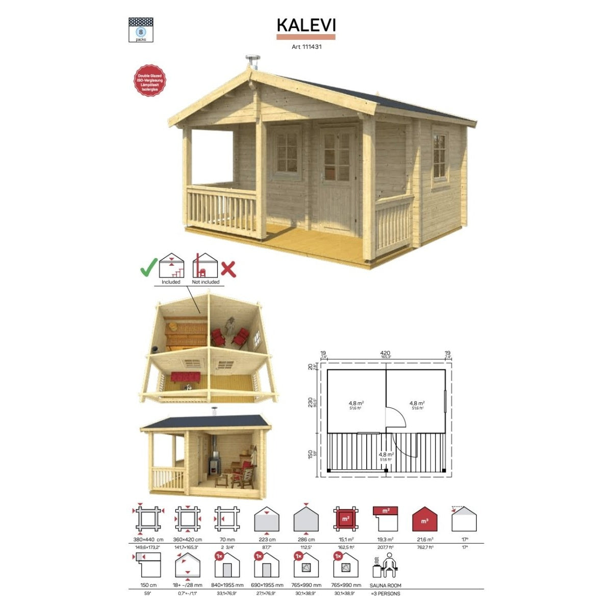Tene KALEVI Sauna House
