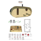 Tene OVALE SAUNA LOHJA