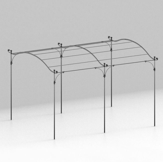 Unopiu - Curved self-supporting Solaire pergola